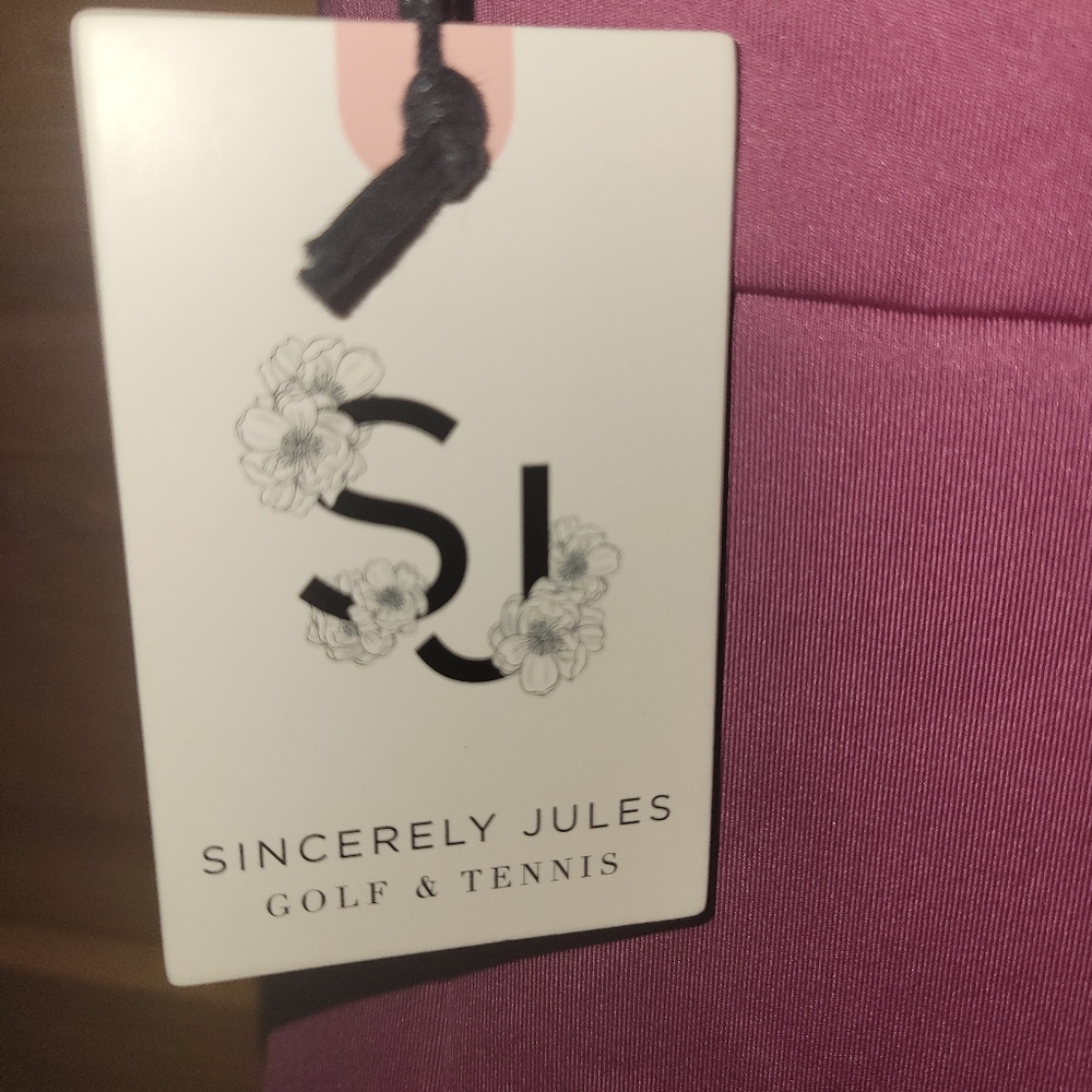 Sincerely Jules Golf And Tennis Dress Built-in bodysuit Bra/Shorts Sz Large NWT - Picture 7 of 13